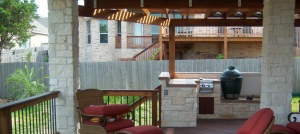 Austin covered patio, deck and pergola