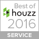 Archadeck of Austin wins a best of Houzz service award in 2016